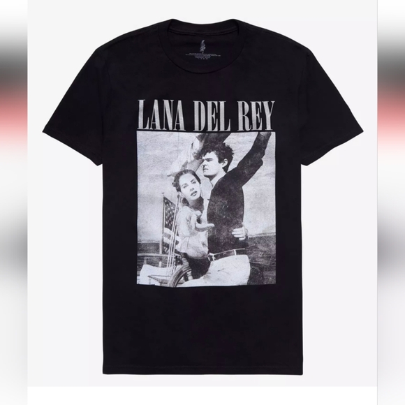 Lana Del Rey Black Graphic T-Shirt - Picture 1 of 5